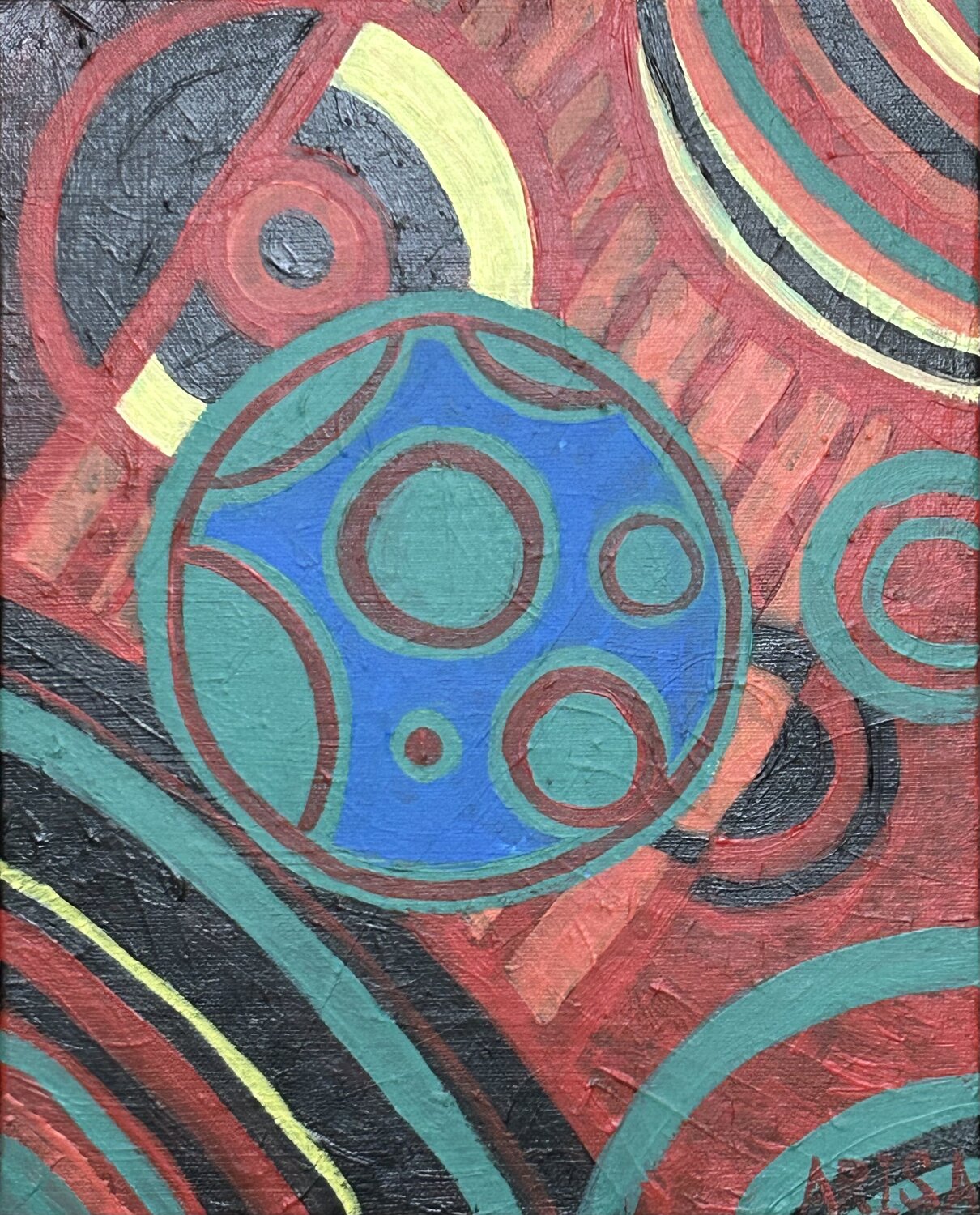 水玉の地球 アリサ オオツカ Original painting for sale