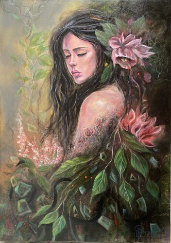Dana by Nathalie Perler, Painting for Sale on Select