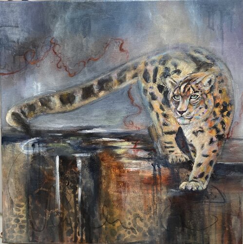 Souverain des Cimes by Nathalie Perler, Painting for Sale on Select