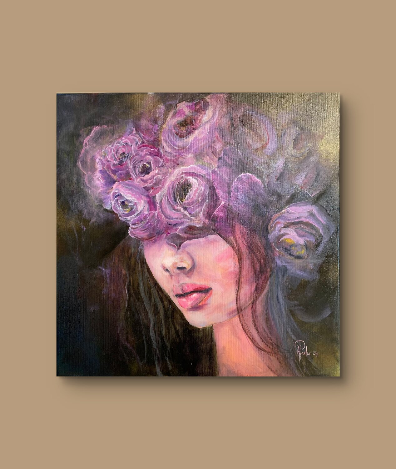 Le Parfum de Vénus Nathalie Perler Original painting for sale