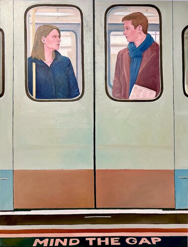 Mind the gap by walter dermul, Painting for Sale on Select