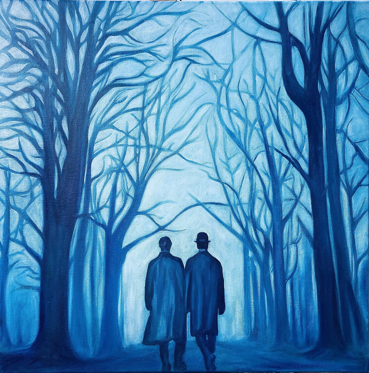 The Tree Museum walter dermul Original painting for sale