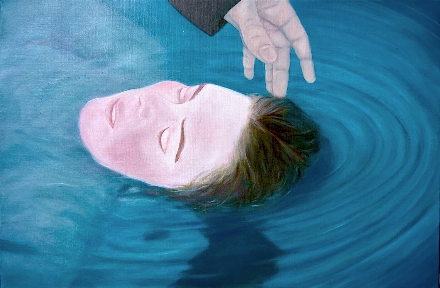 Drifting and floating and fading away walter dermul Original painting for sale