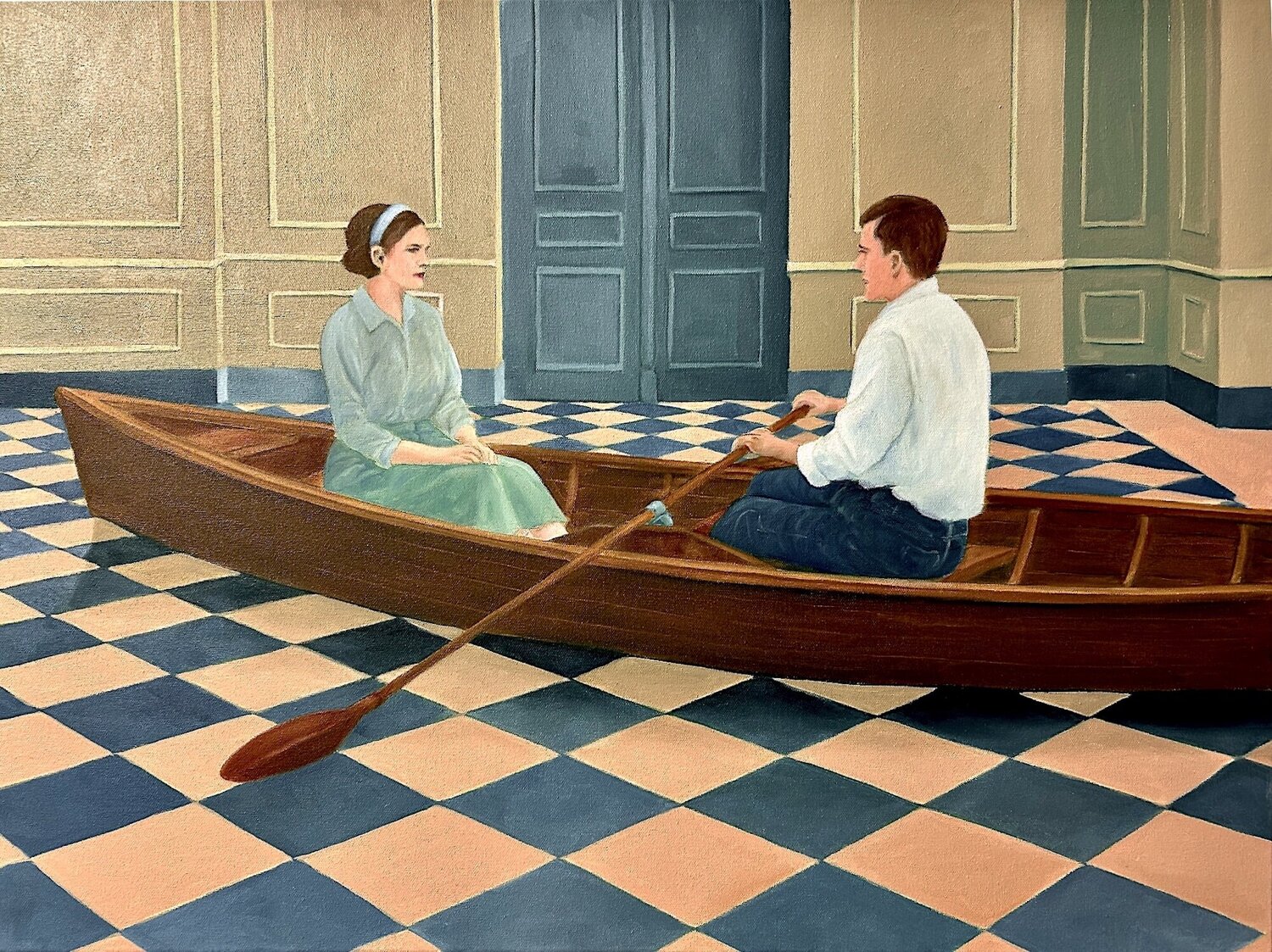 Into the great wide open walter dermul Original painting for sale
