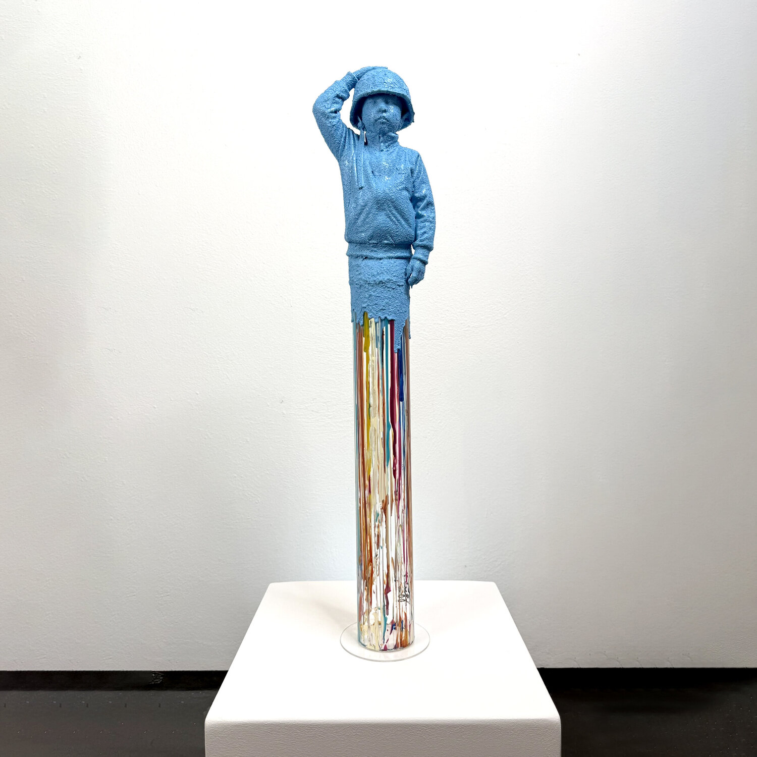 BLUE Rocket Man Ferruccio Ferrari Sculpture for sale