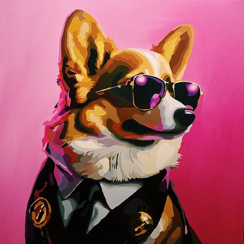 Hugo el Valiente by Nana Artamonova, Painting for Sale on Select