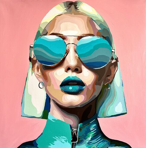 Sky high by Nana Artamonova, Painting for Sale on Select