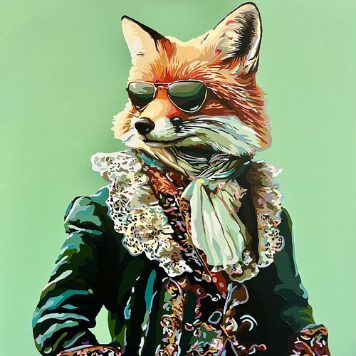 Charming Trickster by Nana Artamonova, Painting for Sale on Select