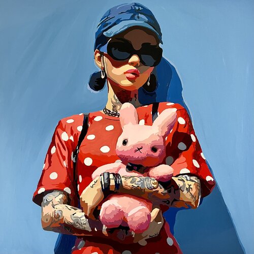 The next station is Tokyo by Nana Artamonova, Painting for Sale on Select