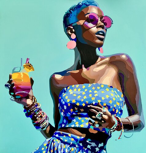 Cool & Hot by Nana Artamonova, Painting for Sale on Select