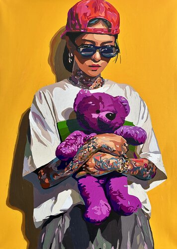 My Inner Beast by Nana Artamonova, Painting for Sale on Select