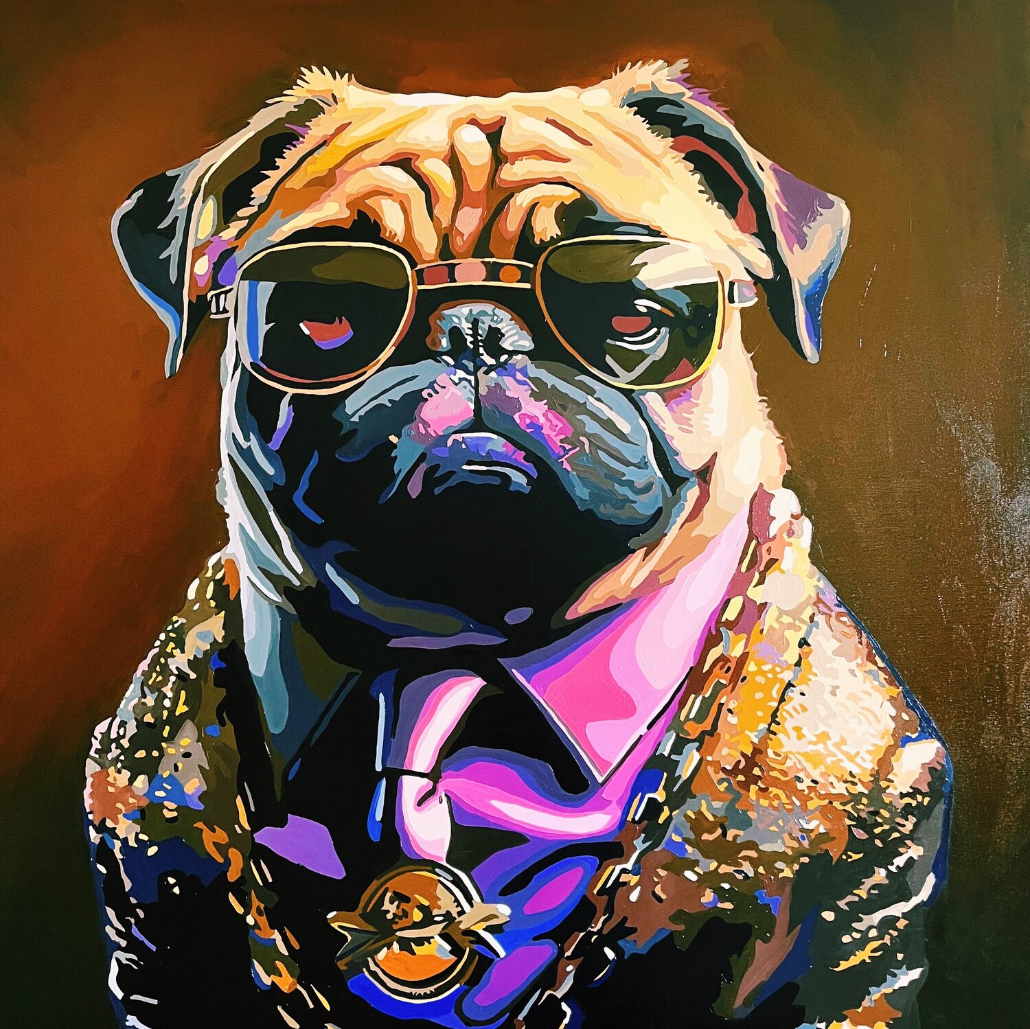 Producer Bax Nana Artamonova Original painting for sale