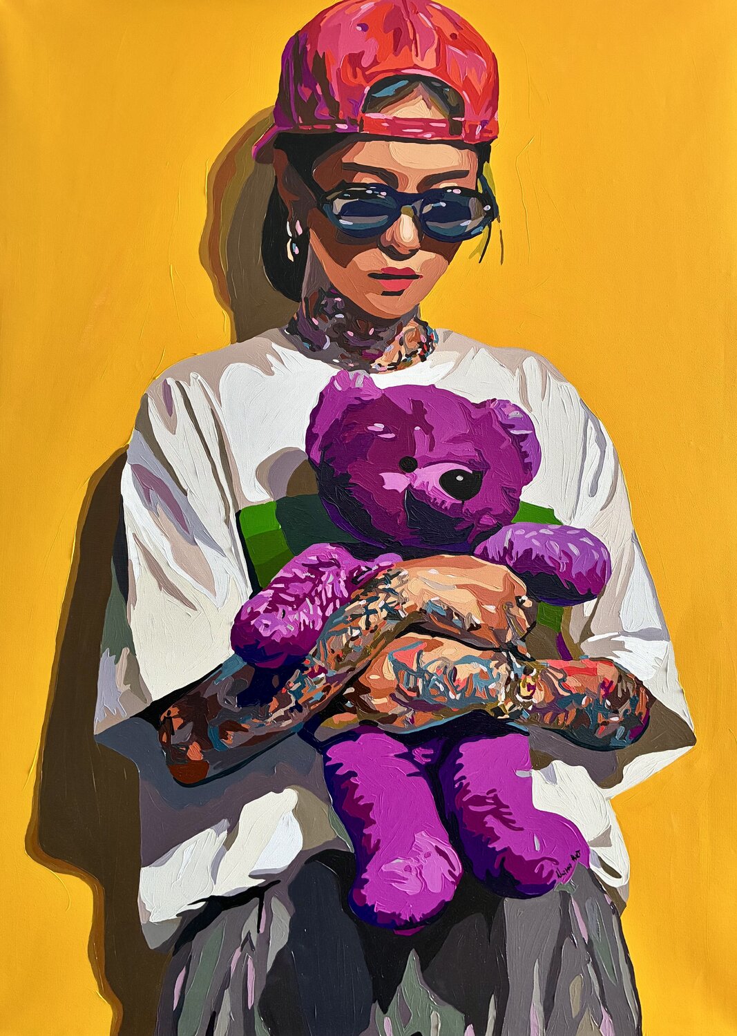 My Inner Beast Nana Artamonova Original painting for sale