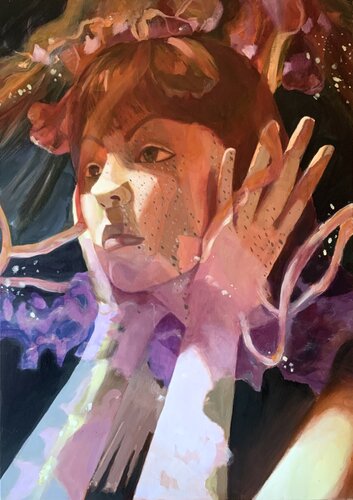 Medusame by Gema Alvaro, Painting for Sale on Select