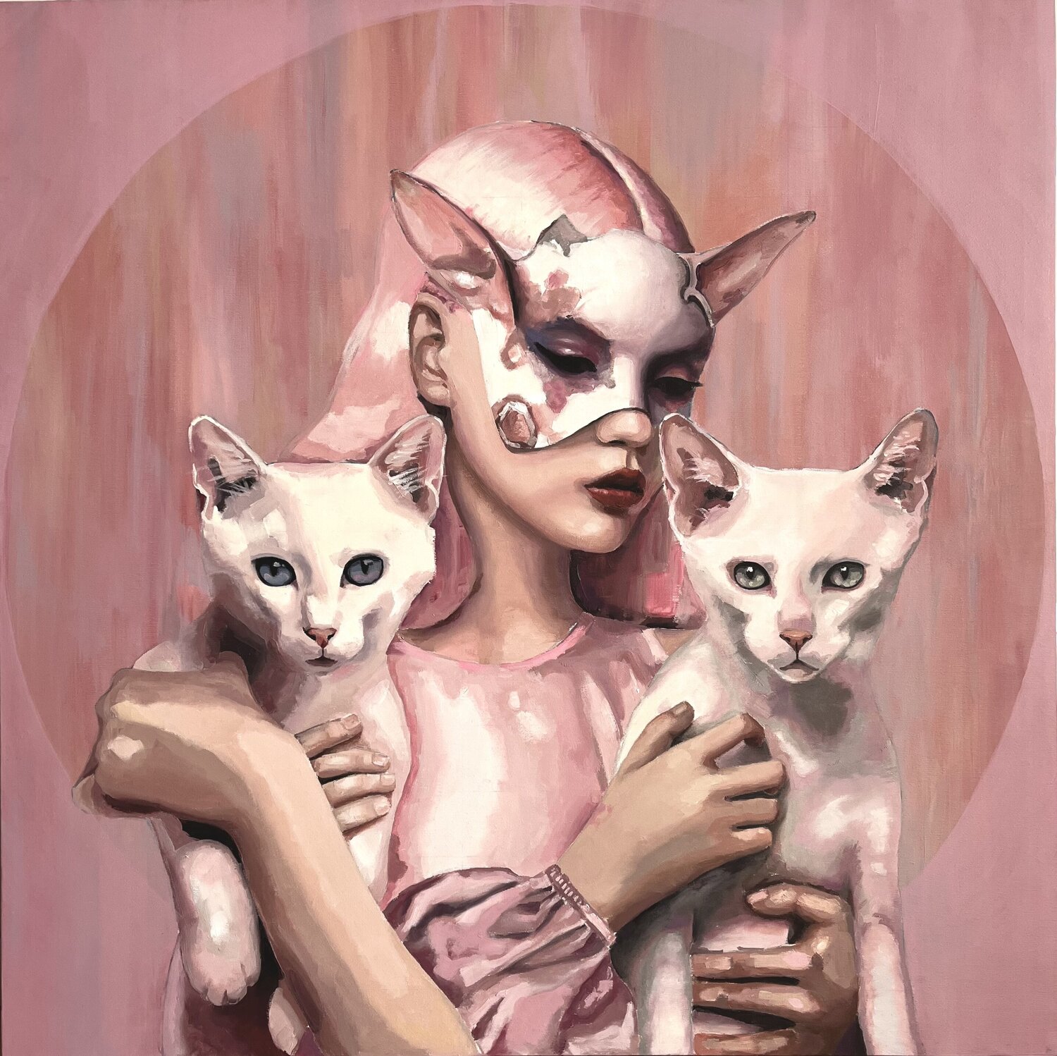 Catactivist II Gema Alvaro Original painting for sale