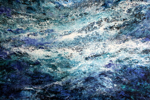 Down by the Sea by Ulrike Schmelter, Painting for Sale on Select