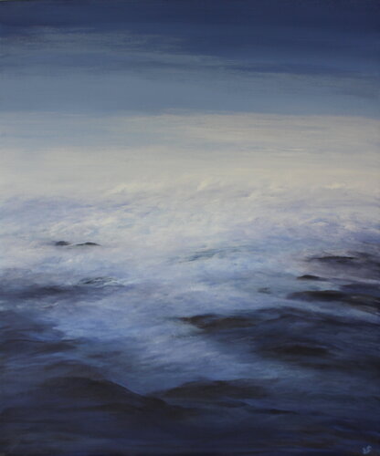 Skies and Earth by Ulrike Schmelter, Painting for Sale on Select