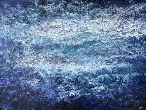 Seas and Tides by Ulrike Schmelter, Painting for Sale on Select