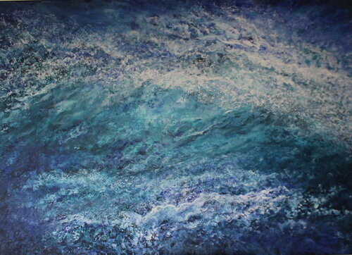 New Wave by Ulrike Schmelter, Painting for Sale on Select