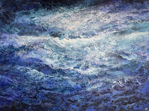 Moved by the Sea by Ulrike Schmelter, Painting for Sale on Select