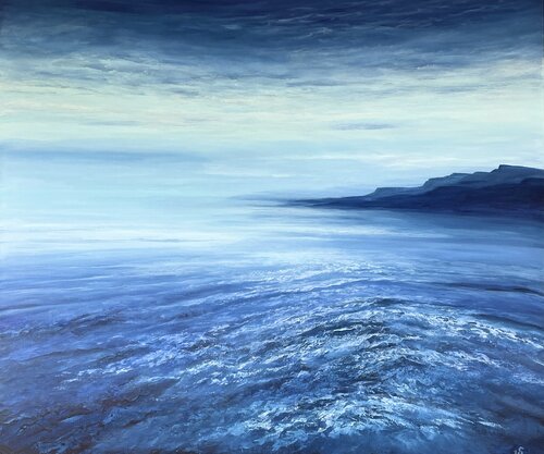 Nightfall by Ulrike Schmelter, Painting for Sale on Select
