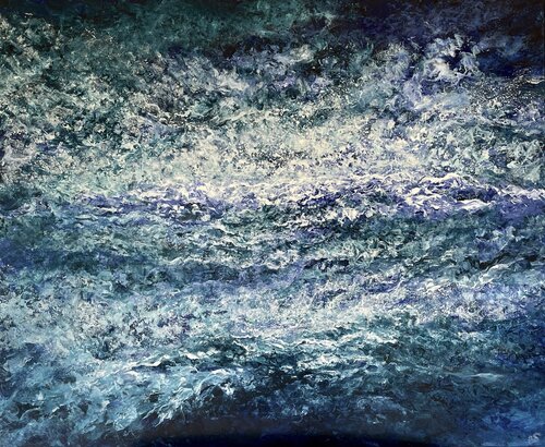 Aguas I by Ulrike Schmelter, Painting for Sale on Select