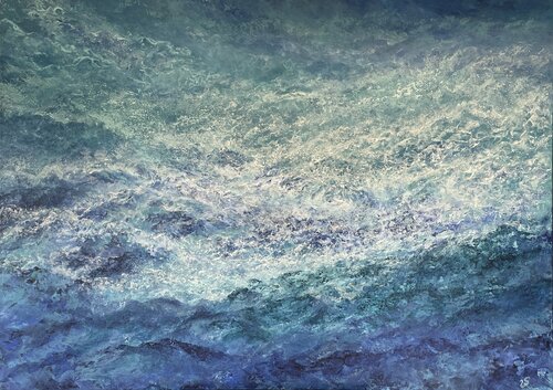 Bailando con el Mar by Ulrike Schmelter, Painting for Sale on Select