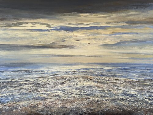 Between The Days by Ulrike Schmelter, Painting for Sale on Select