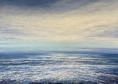 Seas under Skies by Ulrike Schmelter, Painting for Sale on Select