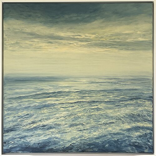 Silence of Sea by Ulrike Schmelter, Painting for Sale on Select