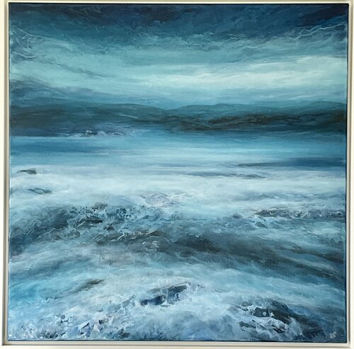 Cool Waters IV by Ulrike Schmelter, Painting for Sale on Select