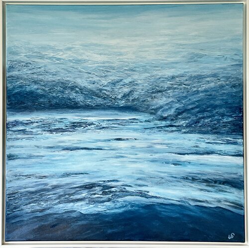 Cool Waters II by Ulrike Schmelter, Painting for Sale on Select
