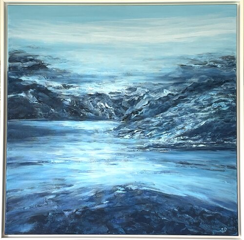 Cool Waters I by Ulrike Schmelter, Painting for Sale on Select