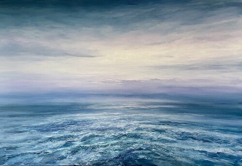 Silent Seas by Ulrike Schmelter, Painting for Sale on Select