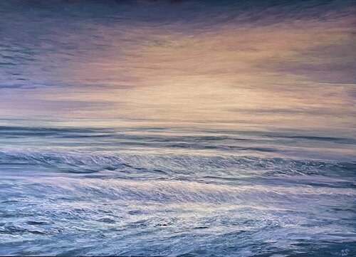 Light over the Sea by Ulrike Schmelter, Painting for Sale on Select