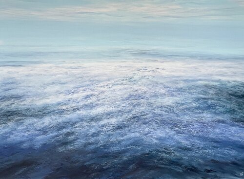 Over the Clouds by Ulrike Schmelter, Painting for Sale on Select