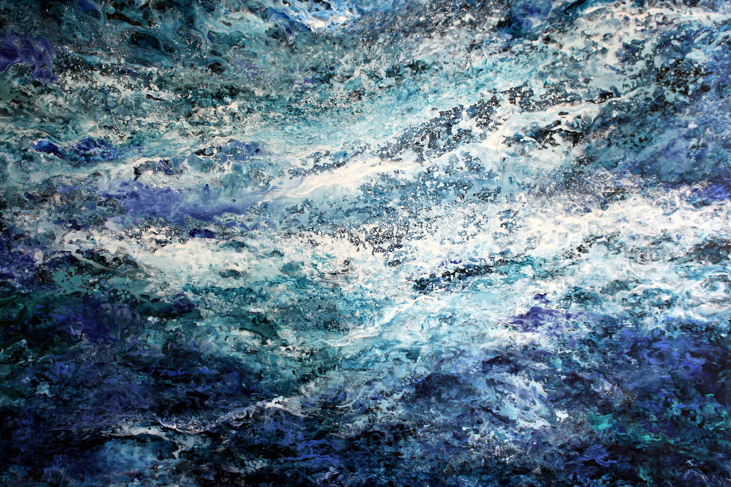 Down by the Sea Ulrike Schmelter Original painting for sale