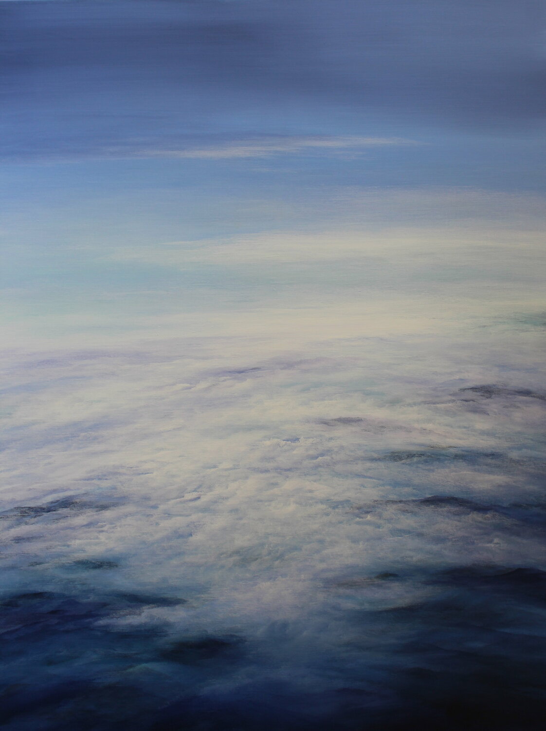 Sky Blue Ulrike Schmelter Original painting for sale