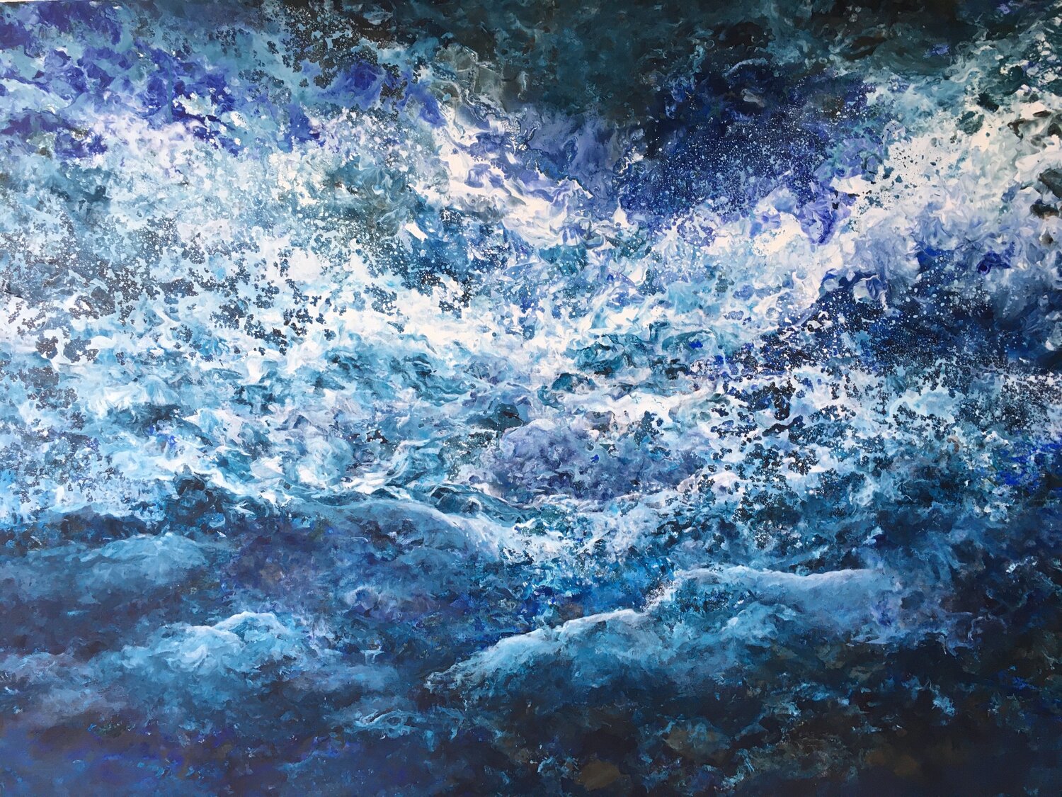 Aquatic Ulrike Schmelter Original painting for sale