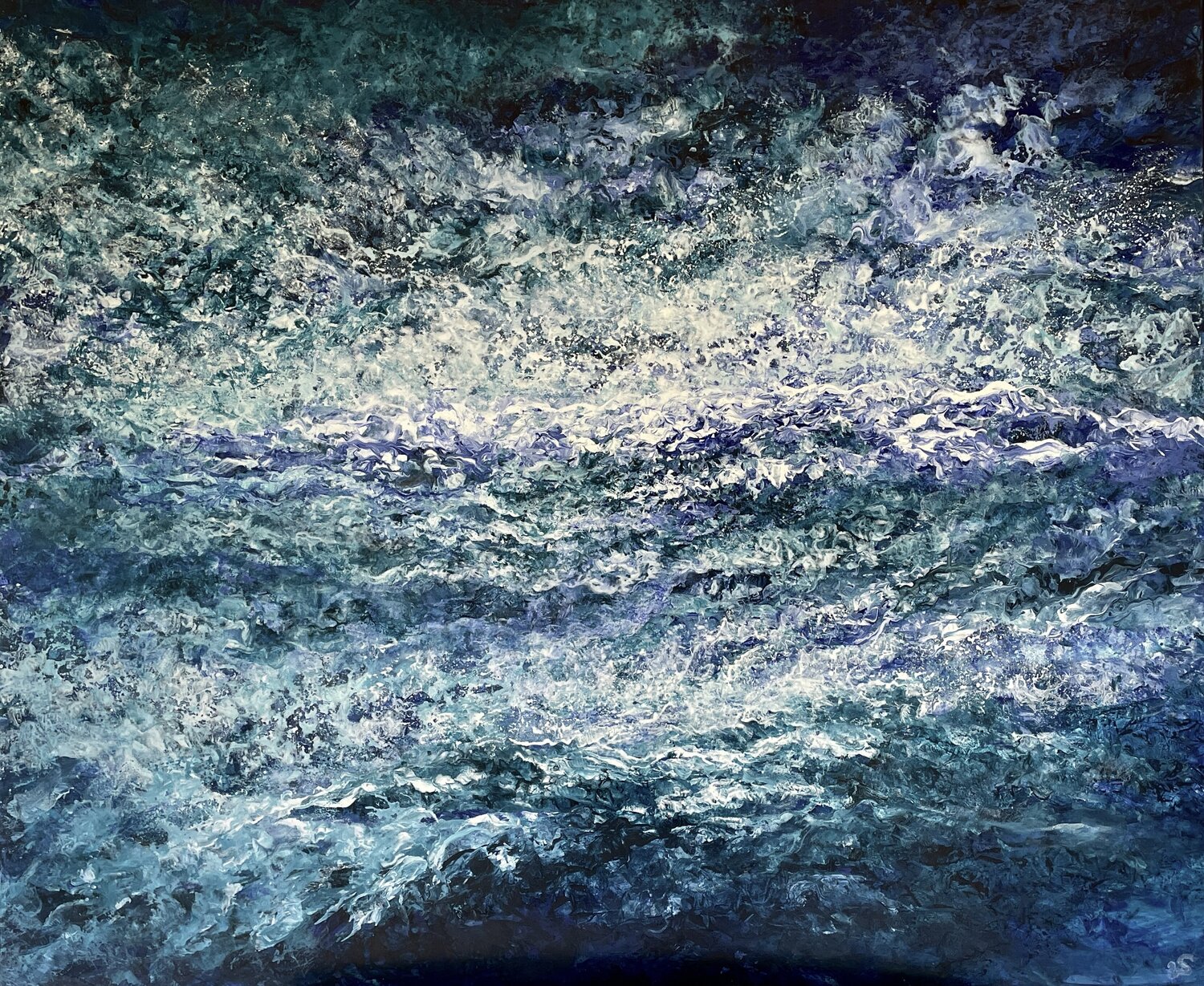Aguas I Ulrike Schmelter Original painting for sale