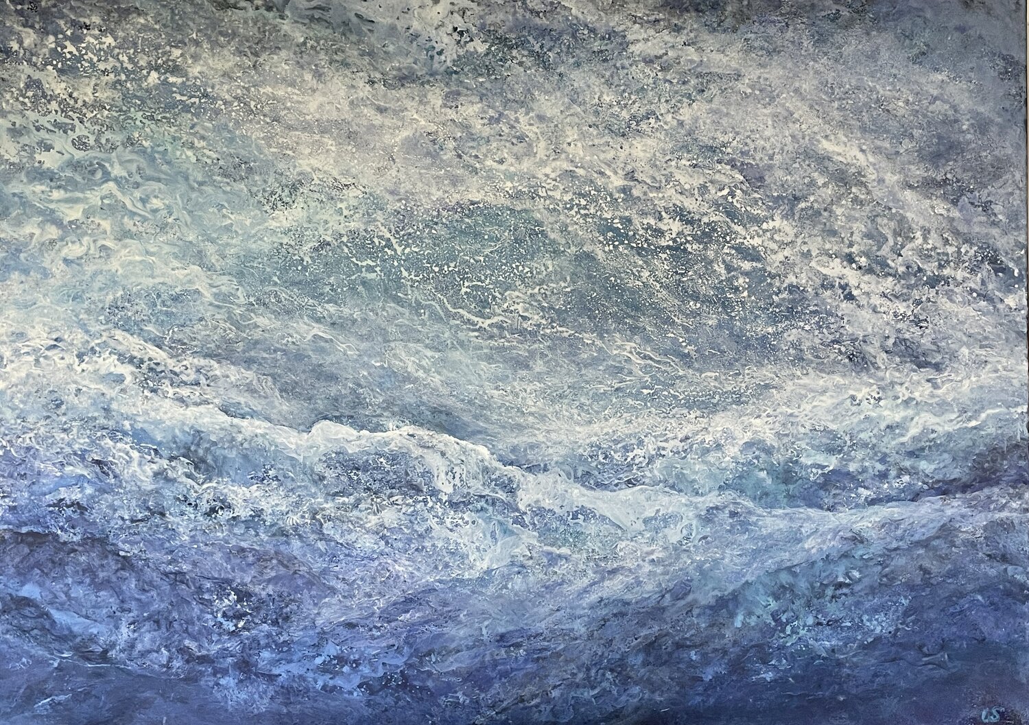 Soul of Waters Ulrike Schmelter Original painting for sale