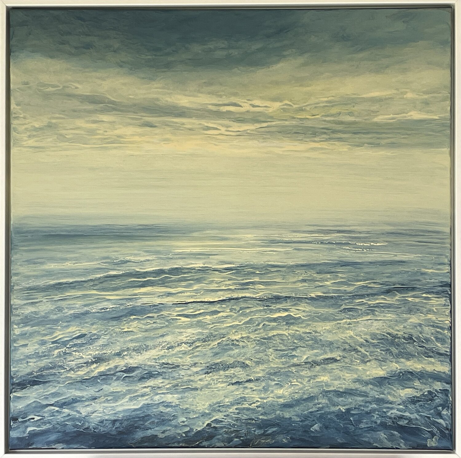 Silence of Sea Ulrike Schmelter Original painting for sale