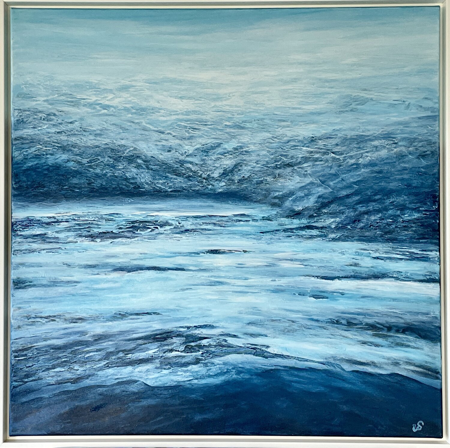 Cool Waters II Ulrike Schmelter Original painting for sale