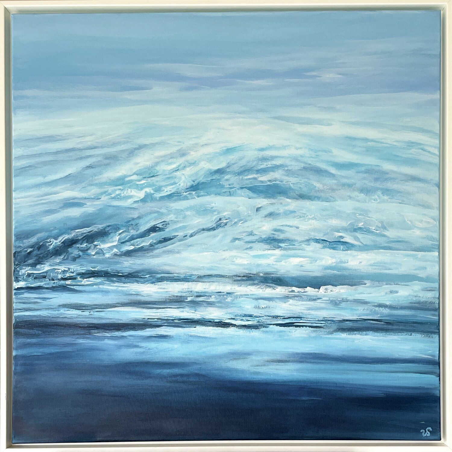 Cool Waters III Ulrike Schmelter Original painting for sale