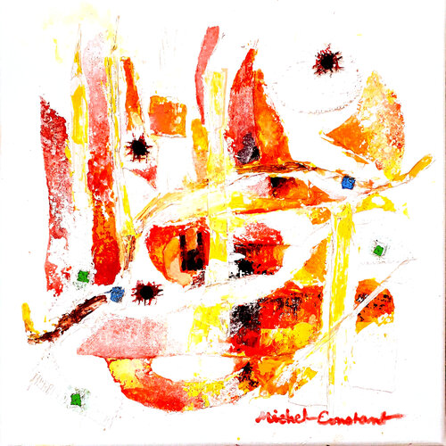 Paris ville CO2 et COvid by Michel Constant, Painting for Sale on Select