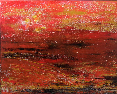 Vent de sable by Michel Constant, Painting for Sale on Select