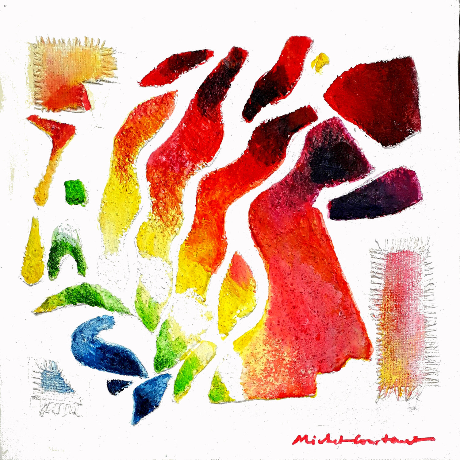Fouilles Ante ME5hd Michel Constant Original painting for sale