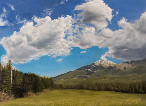 A Place Where Peace Met Me by Pavol Zlatovský, Painting for Sale on Select