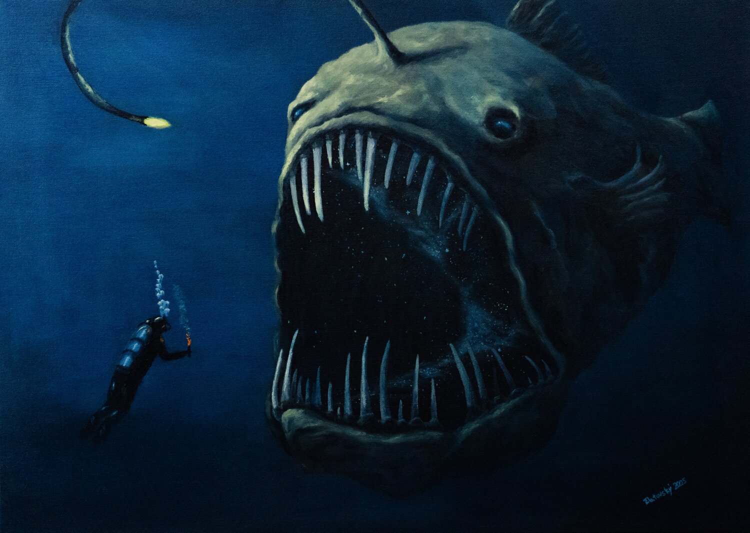 Moment of Truth Pavol Zlatovský Original painting for sale