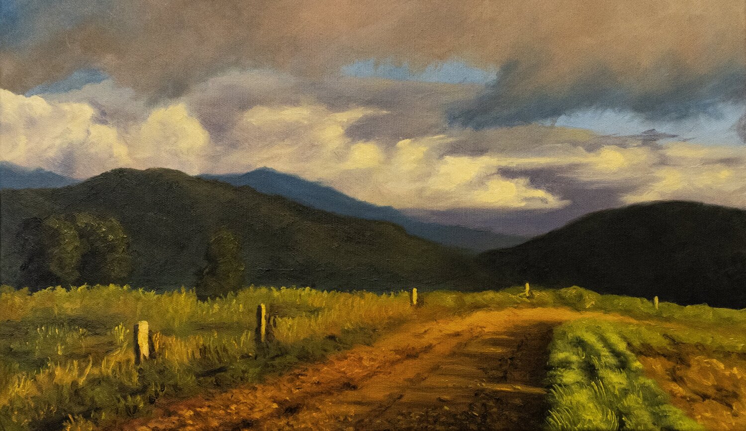For an Evening Adventure Pavol Zlatovský Original painting for sale